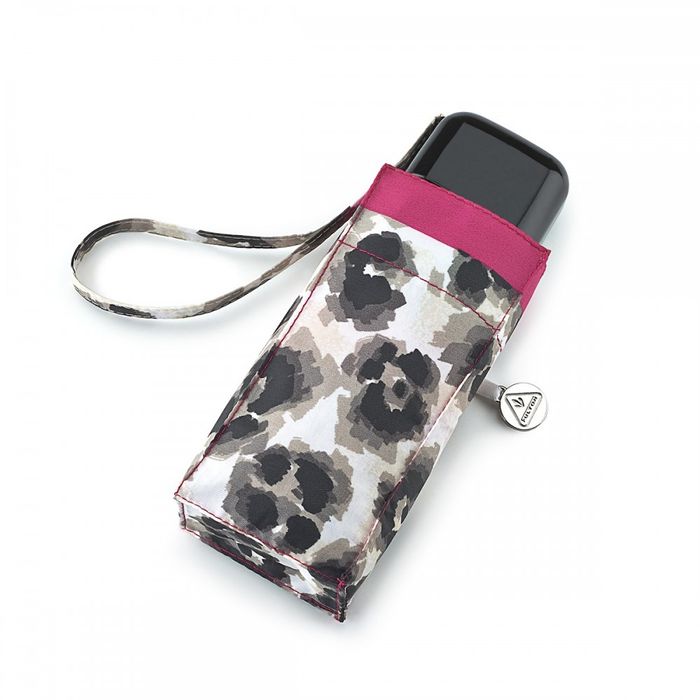 Міні парасолька жіноча механічна Fulton L501-039359 Tiny-2 Leopard Border (Леопардова смуга) купити недорого в Ти Купи