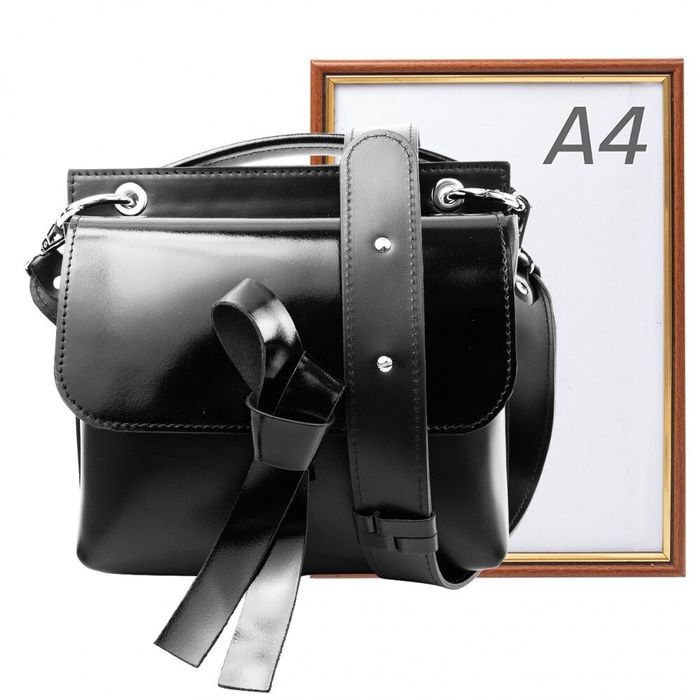 Жіноча шкіряна сумка ETERNO AN-K150-black купити недорого в Ти Купи