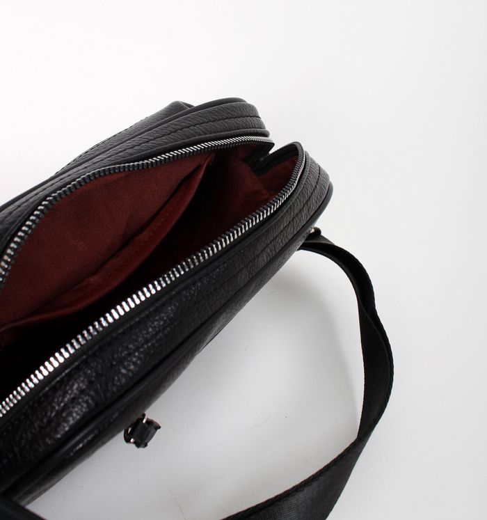 Жіноча чорна сумка з екошкіри David Jones Дженніфер 5989-1Т купити недорого в Ти Купи