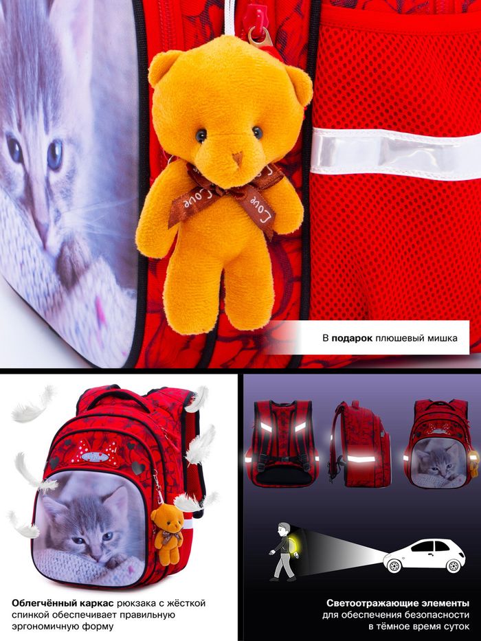 Рюкзак школьный для девочек SkyName R3-234 купить недорого в Ты Купи
