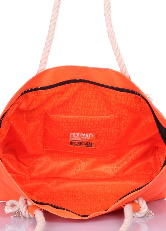 Літня сумка POOLPARTY breeze-oxford-orange купити недорого в Ти Купи
