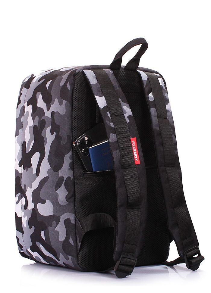 Рюкзак для ручной клади POOLPARTY Ryanair / Wizz Air / МАУ hub-camo купить недорого в Ты Купи