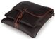 Чоловіча шкіряна сумка Vintage 14257 Темно-коричневий