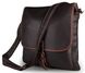 Чоловіча шкіряна сумка Vintage 14257 Темно-коричневий