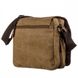 Мужская текстильная коричневая сумка Vintage 20190