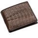 Чоловік коричневий гаманець зі шкіри крокодила Ekzotic Leather cw30