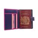 Шкіряна обкладинка для паспорта Visconti rb75 berry m