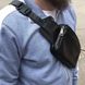 Шкіряна чоловіча чорна сумка на пояс з ФАТЕКС Tarwa ga-0704-3md