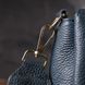 Молодіжна жіноча шкіряна сумка через плече Vintage 22287, Синій