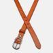 Женский кожаный ремень Borsa Leather CV1ZK-052g-brown