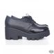 Женские черные туфли из кожи Villomi 3216-09