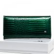 Кожаный женский кошелек LR SERGIO TORRETTI W501-2 dark-green купить недорого в Ты Купи