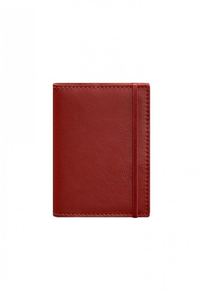 Кожаная обложка для паспорта 1.0 красная краст BN-OP-1-RED купить недорого в Ты Купи