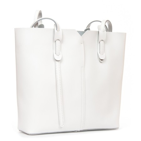 Жіноча шкіряна сумка класична ALEX RAI R9341 white купити недорого в Ти Купи