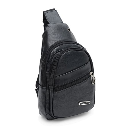 Чоловічий рюкзак через плече Monsen C1922BL-чорний купити недорого в Ти Купи