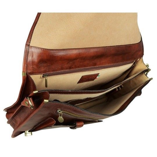 Итальянский мужской кожаный портфель Illusions от Time Resistance 5193401 купить недорого в Ты Купи