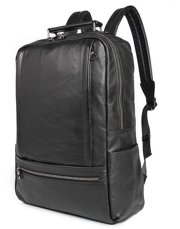 Чоловічий шкіряний рюкзак Vintage 14949 Чорний купити недорого в Ти Купи