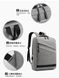 Серый городской рюкзак с USB 960-3