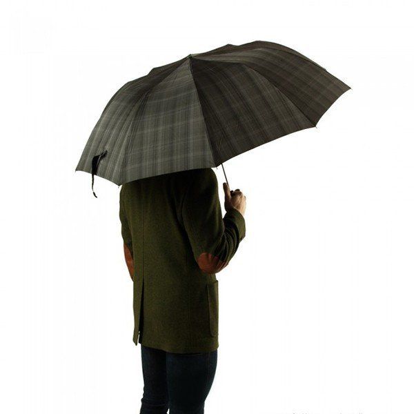 Чоловіча парасолька напівавтомат Fulton Dalston-2 G857 - Charcoal Check купити недорого в Ти Купи