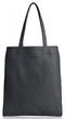 Шкіряна жіноча сумка POOLPARTY Daily Tote чорна купити недорого в Ти Купи
