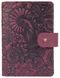 Обкладинка для паспорта зі шкіри Hi Art «Mehendi Art» PB-03S / 1 Shabby Plum Фіолетовий купити недорого в Ти Купи