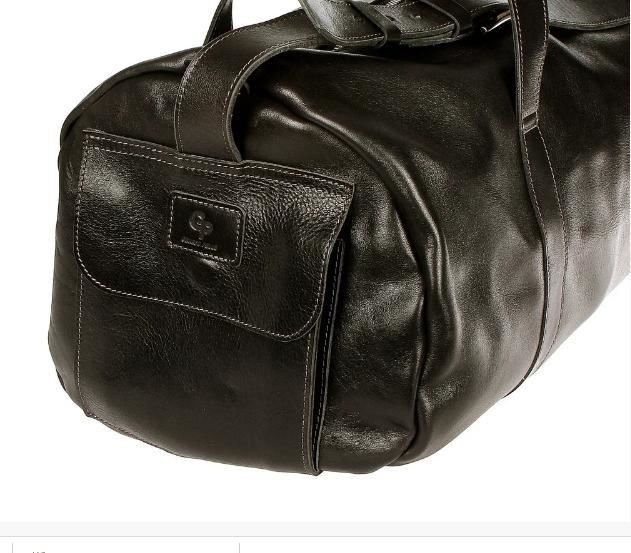 Дорожная сумка 760610 Grande Pelle черная купить недорого в Ты Купи