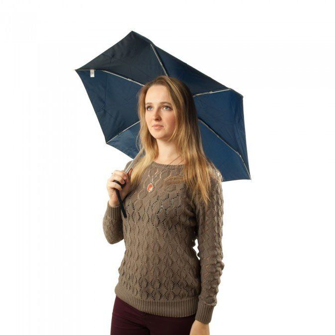 Механический зонт унисекс FULTON TINY-1 L500 - NAVY купить недорого в Ты Купи