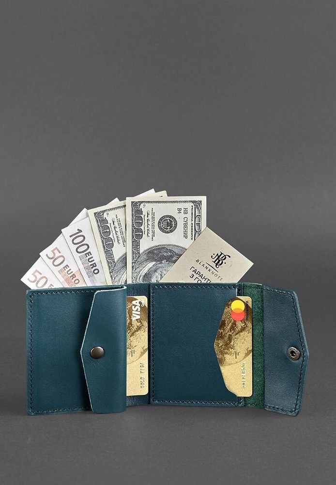 Жіночий гаманець BlankNote bn-w-2-1-malachite купити недорого в Ти Купи