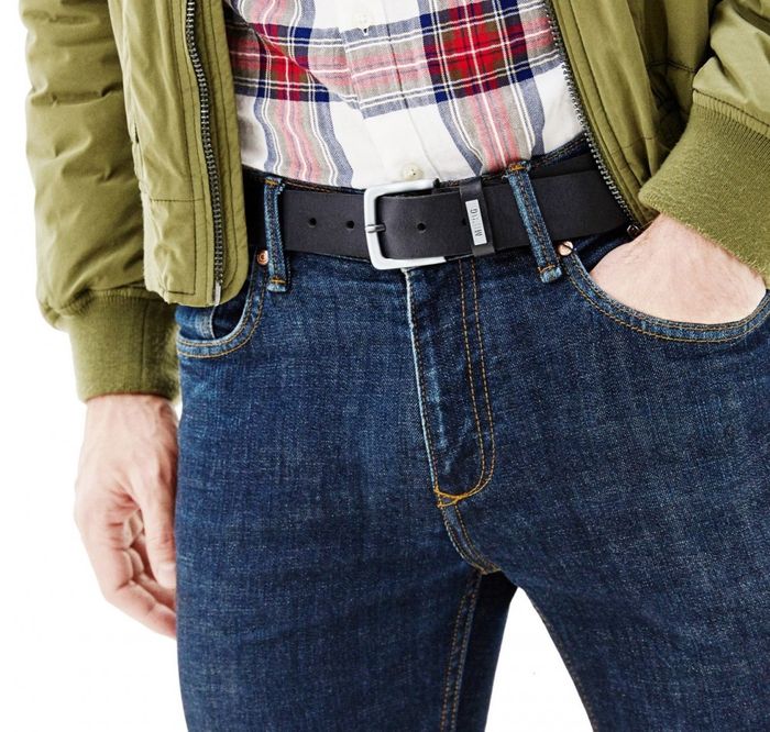 Чоловічий шкіряний пояс під джинси Мустанг, Німеччина, 3,5 см купити недорого в Ти Купи