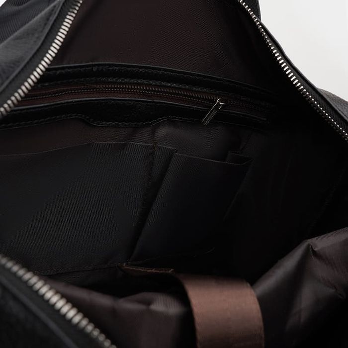 Чоловіча шкіряна сумка Keizer K18912BL-чорна купити недорого в Ти Купи