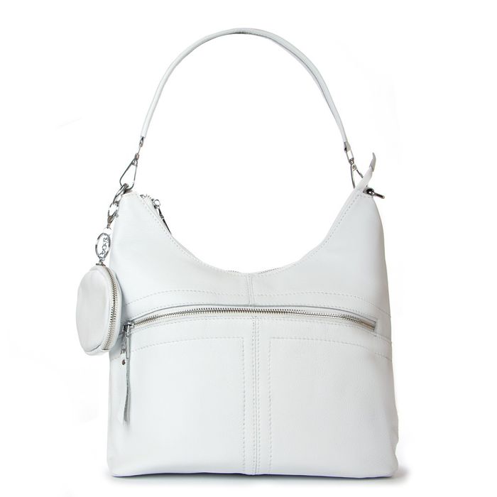 Жіноча шкіряна сумка з ключницею ALEX RAI 2035-9 white купити недорого в Ти Купи