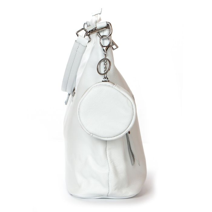Жіноча шкіряна сумка з ключницею ALEX RAI 2035-9 white купити недорого в Ти Купи