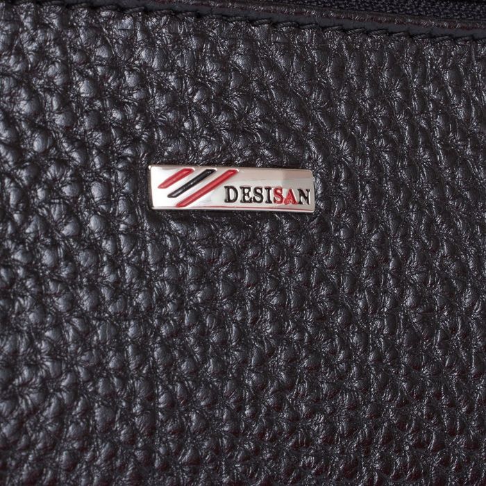 Портфель мужской кожаный DESISAN SHI321-011-2FL купить недорого в Ты Купи