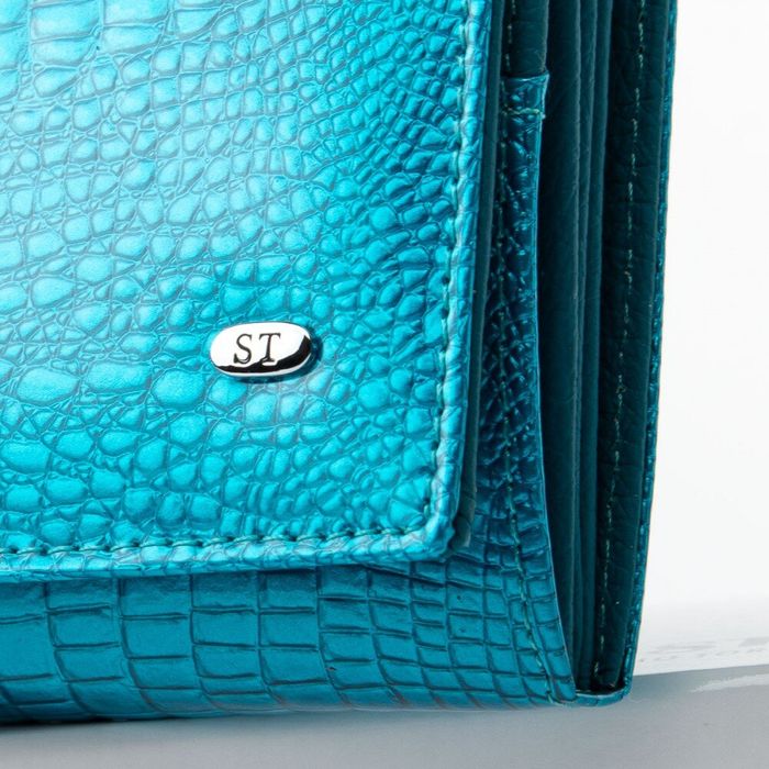 Жіночий гаманець зі шкіри LR SERGIO TORRETTI W501 light-blue купити недорого в Ти Купи