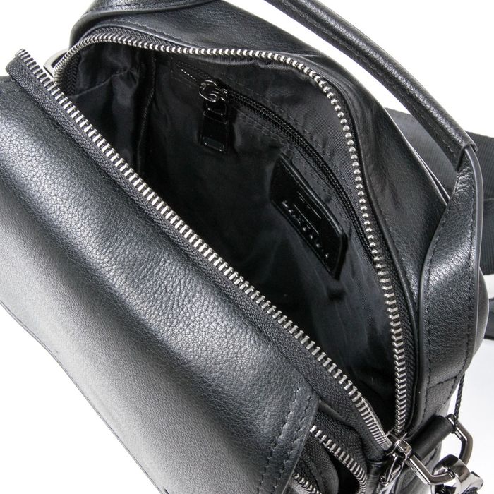 Мужская кожаная сумка BRETTON BE N9357-2 black купить недорого в Ты Купи