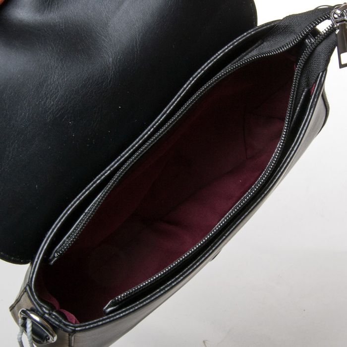 Жіноча сумочка зі шкірозамінника FASHION 22 2829 black купити недорого в Ти Купи