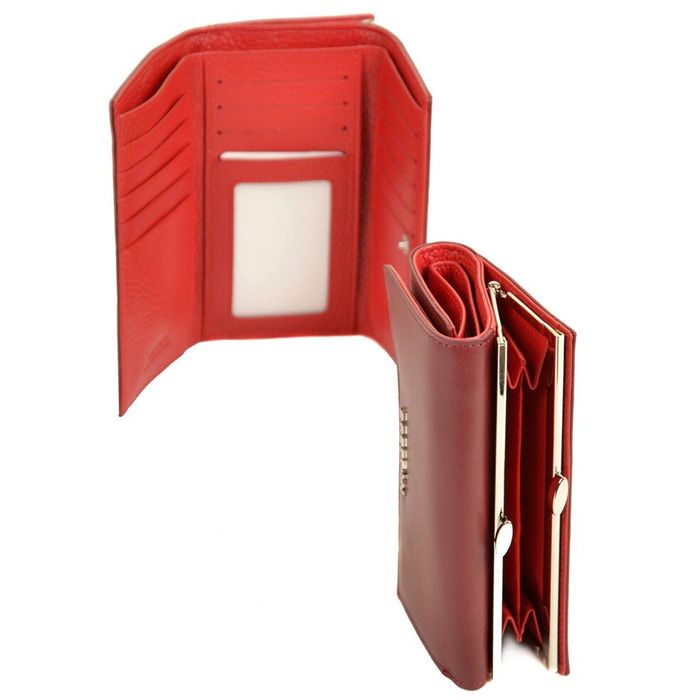 Шкіряний гаманець Color Bretton W5520 d-red купити недорого в Ти Купи