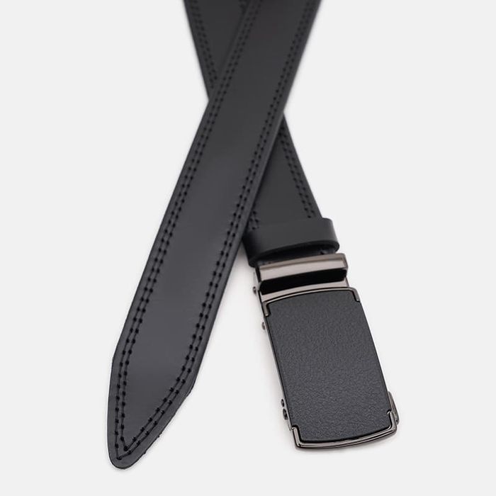 Мужской кожаный ремень Borsa Leather 125v1genav27-black купить недорого в Ты Купи