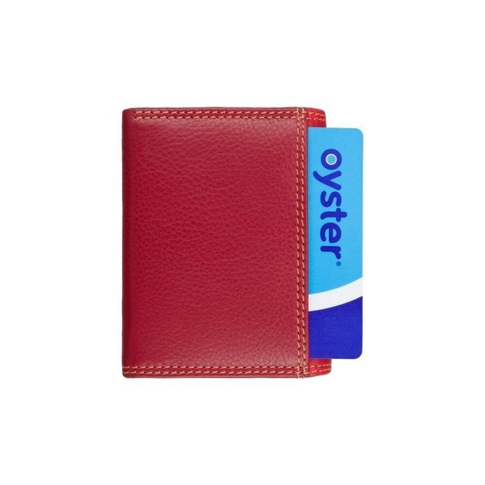 Кожаный женский кошелёк Visconti RB126 Zanzibar (Red Multi) купить недорого в Ты Купи