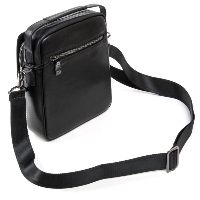 Мужская кожаная сумка BRETTON BE N9357-2 black купить недорого в Ты Купи