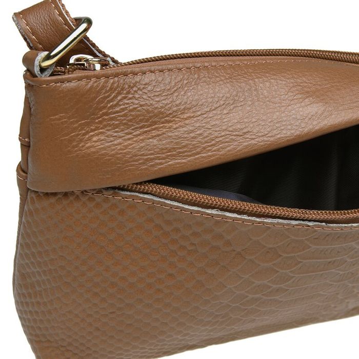 Жіноча шкіряна сумка Keizer K11181-brown купити недорого в Ти Купи