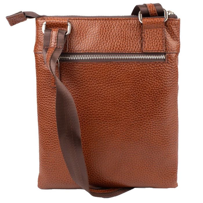Мужская кожаная сумка через плечо DESISAN SHI1459-015 купить недорого в Ты Купи