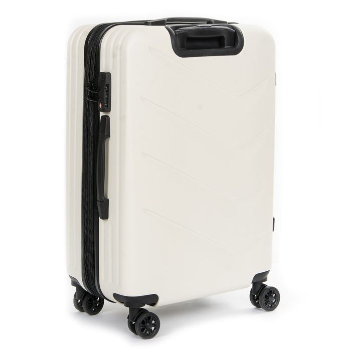 Комплект валіз 2/1 ABS-пластик PODIUM 8340 white змійка 32029 купити недорого в Ти Купи