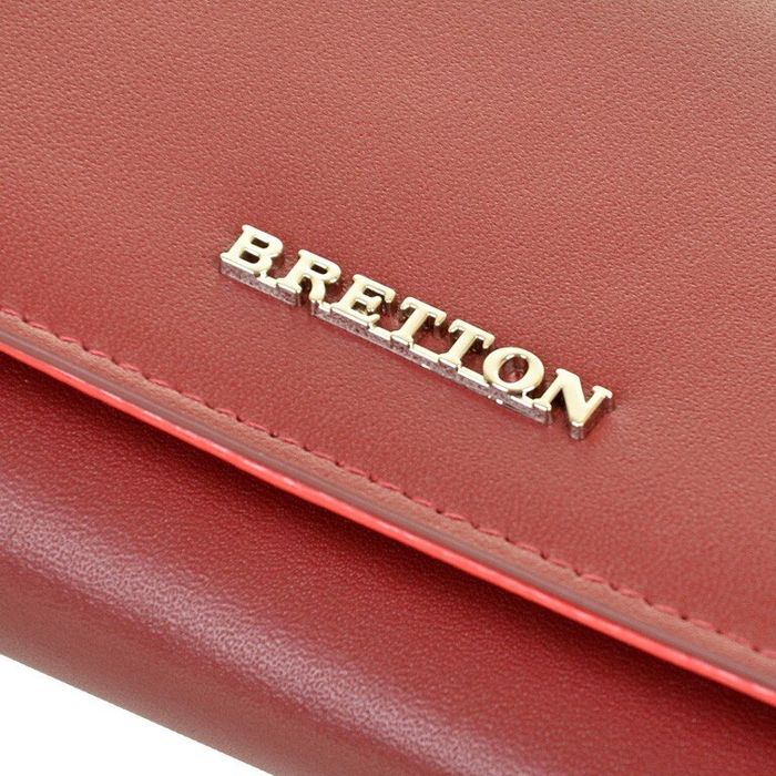 Кожаный кошелек Color Bretton W5520 d-red купить недорого в Ты Купи