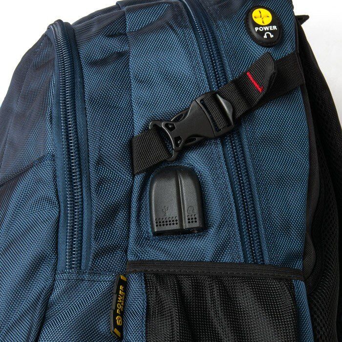 Рюкзак для ноутбука з USB Power In Eavas 8511 blue купити недорого в Ти Купи