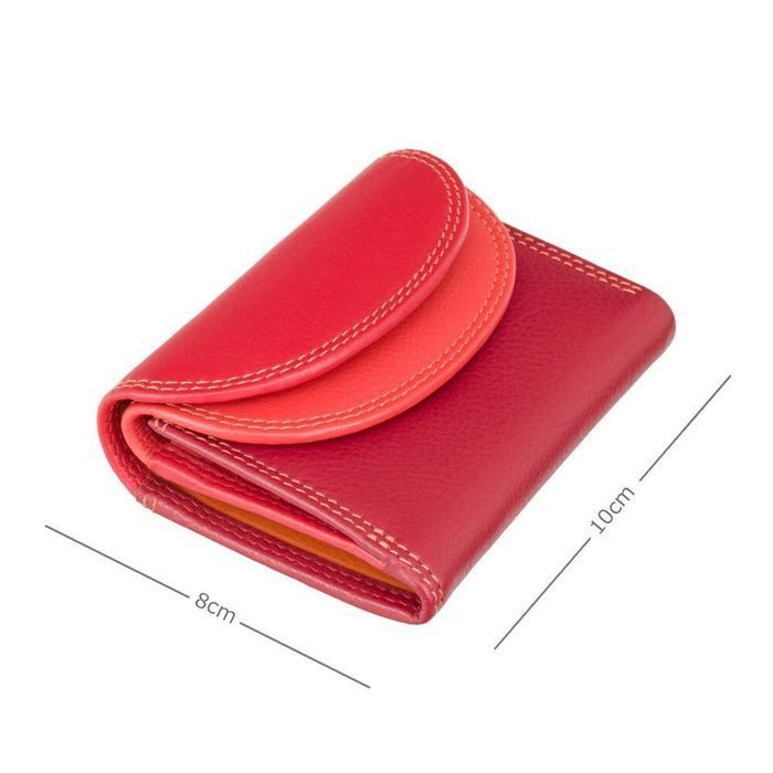 Кожаный женский кошелёк Visconti RB126 Zanzibar (Red Multi) купить недорого в Ты Купи