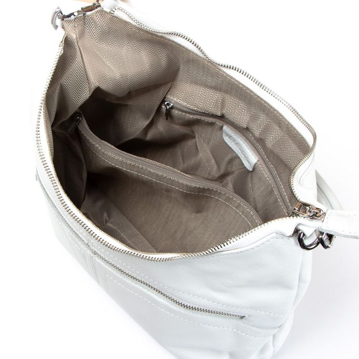 Женская кожаная сумка с ключницей ALEX RAI 2035-9 white купить недорого в Ты Купи
