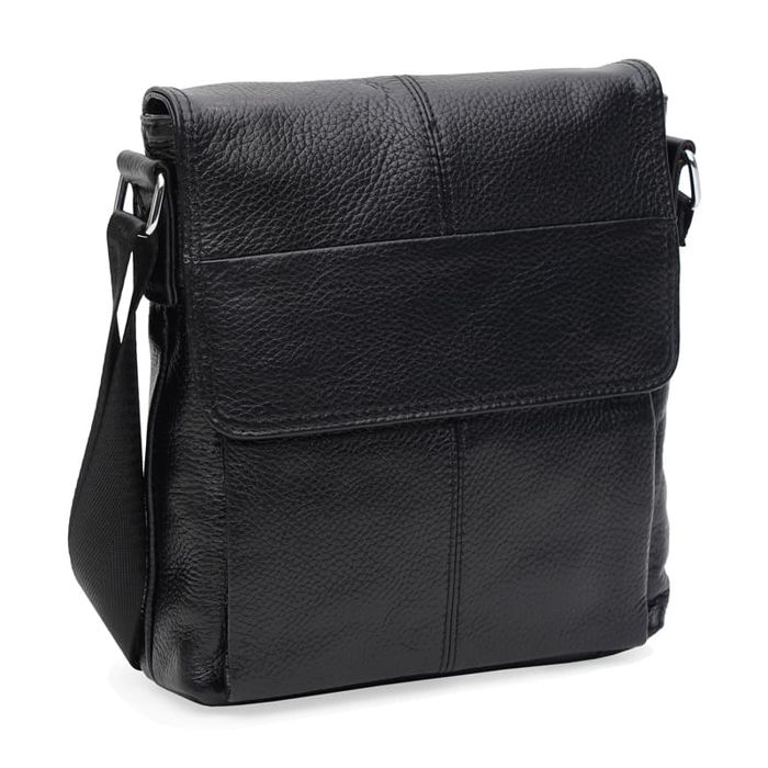 Мужская кожаная сумка Keizer K13107bl-black купить недорого в Ты Купи