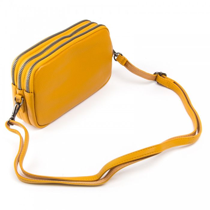 Жіноча шкіряна сумка-клатч ALEX RAI 1-02 60061-9 yellow купити недорого в Ти Купи