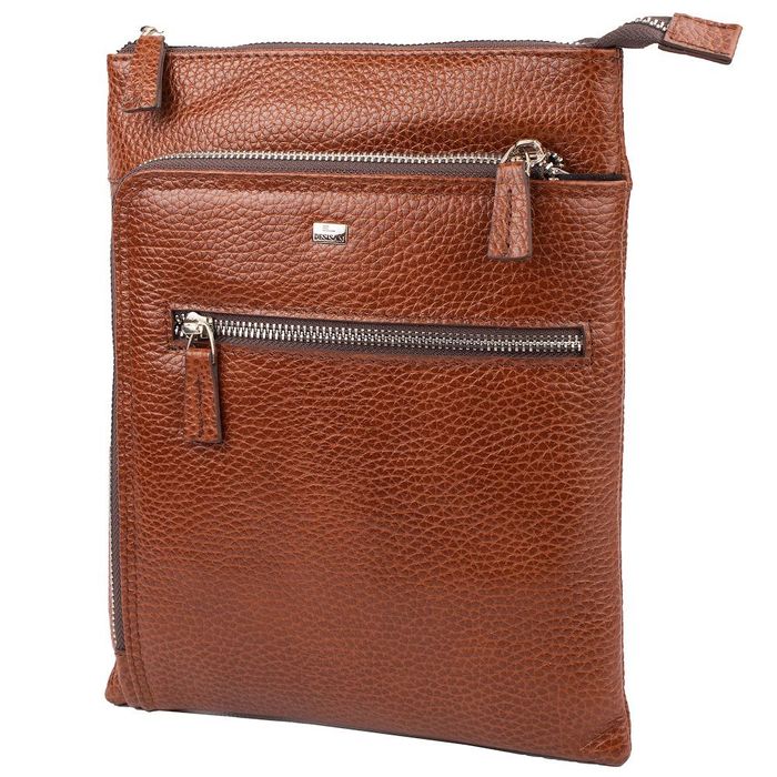 Мужская кожаная сумка через плечо DESISAN SHI1459-015 купить недорого в Ты Купи